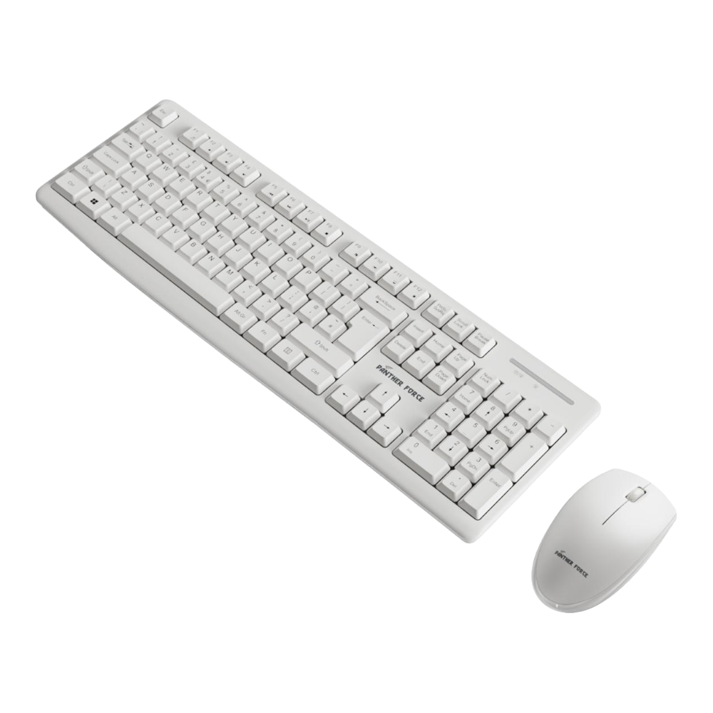 Panther Force Wireless Keyboard & Mouse Combo - PF292 | Ergonomic Design | Adjustable DPI | Long Battery Life | Plug-and-Play Panther Force Wireless Keyboard & Mouse Combo - PF292 | Ergonomic Design | Adjustable DPI | Long Battery Life | Plug-and-Play